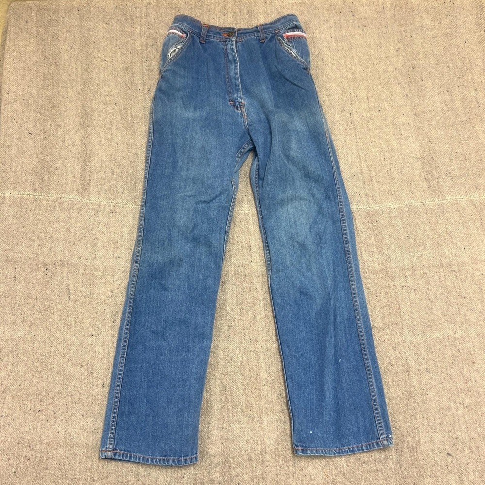 Vintage K Mart Jeans Mens 24x30 Blue 1970s USA